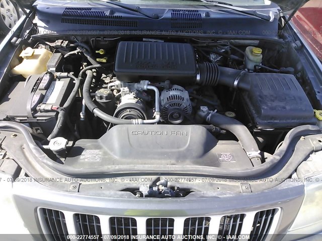 1J4GW48N74C421278 - 2004 JEEP GRAND CHEROKEE LAREDO/COLUMBIA/FREEDOM GRAY photo 10