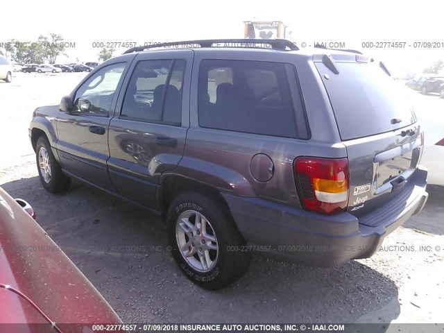1J4GW48N74C421278 - 2004 JEEP GRAND CHEROKEE LAREDO/COLUMBIA/FREEDOM GRAY photo 3