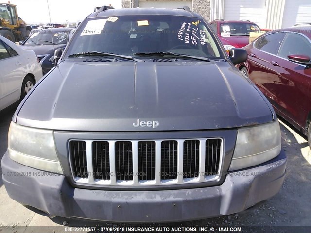 1J4GW48N74C421278 - 2004 JEEP GRAND CHEROKEE LAREDO/COLUMBIA/FREEDOM GRAY photo 6