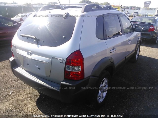 KM8JN12D99U113720 - 2009 HYUNDAI TUCSON SE/LIMITED SILVER photo 4