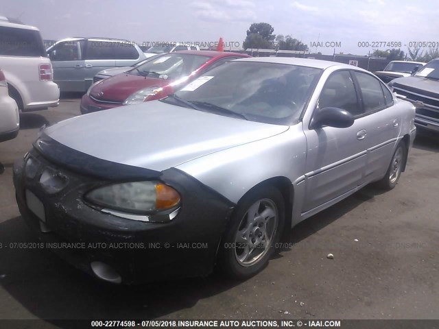 1G2NW52E73M651864 - 2003 PONTIAC GRAND AM GT SILVER photo 2