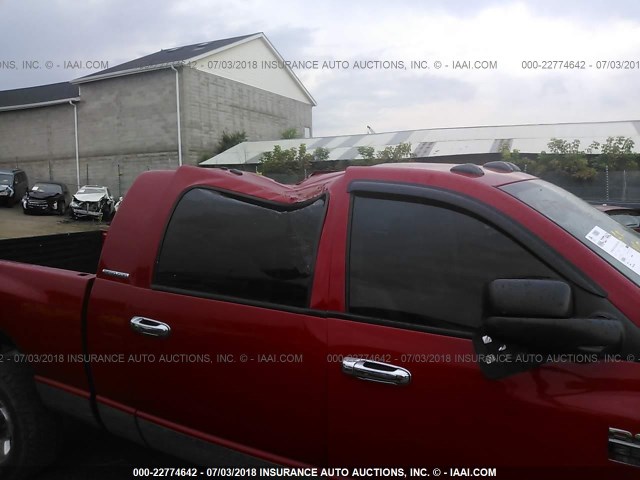 3D7KS29C87G711310 - 2007 DODGE RAM 2500 RED photo 6