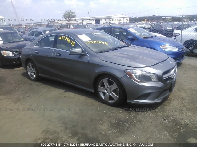 WDDSJ4GB4FN178189 - 2015 MERCEDES-BENZ CLA 250 4MATIC GRAY photo 1