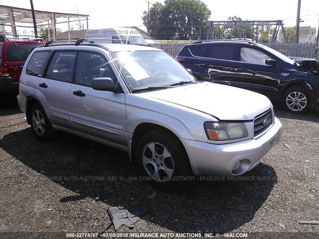 JF1SG65623H756610 - 2003 SUBARU FORESTER 2.5XS SILVER photo 1