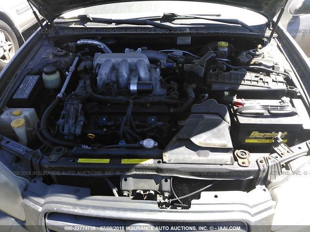 JN1DA31A72T317950 - 2002 NISSAN MAXIMA GLE/SE GRAY photo 10