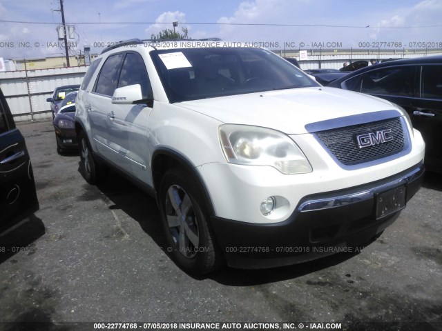 1GKER23D09J102304 - 2009 GMC ACADIA SLT-1 WHITE photo 1