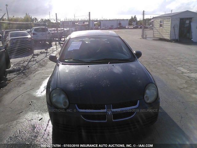 1B3ES26C23D140613 - 2003 DODGE NEON SE GRAY photo 6