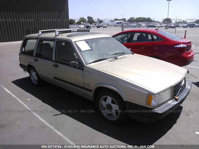 YV1FA8752L1288734 - 1990 VOLVO 740 Złoty zdjęcie 1