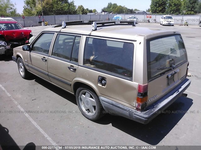 YV1FA8752L1288734 - 1990 VOLVO 740 Złoty zdjęcie 3