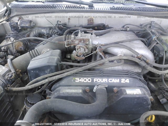 JT3HN86R7V0059583 - 1997 TOYOTA 4RUNNER SR5 SILVER photo 10