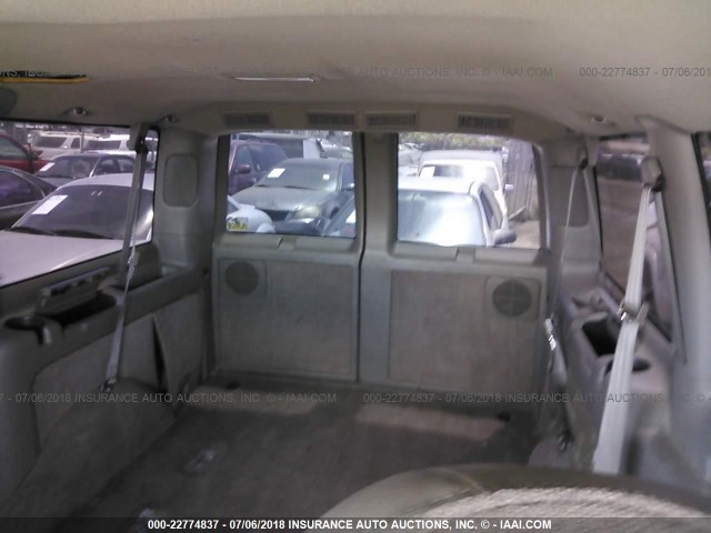 1GKDM19W0YB501025 - 2000 GMC SAFARI XT SILVER photo 8