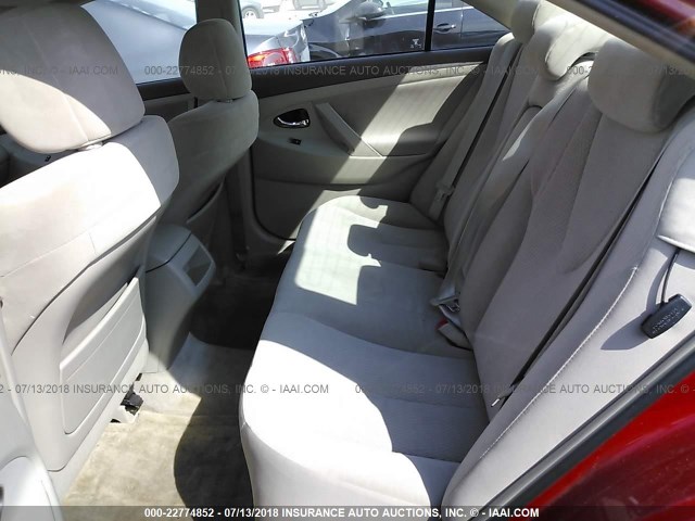 4T1BF3EK4AU044740 - 2010 TOYOTA CAMRY SE/LE/XLE 红色 照片 8