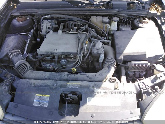 1G1ZT54815F159666 - 2005 CHEVROLET MALIBU LS Көк фото 10
