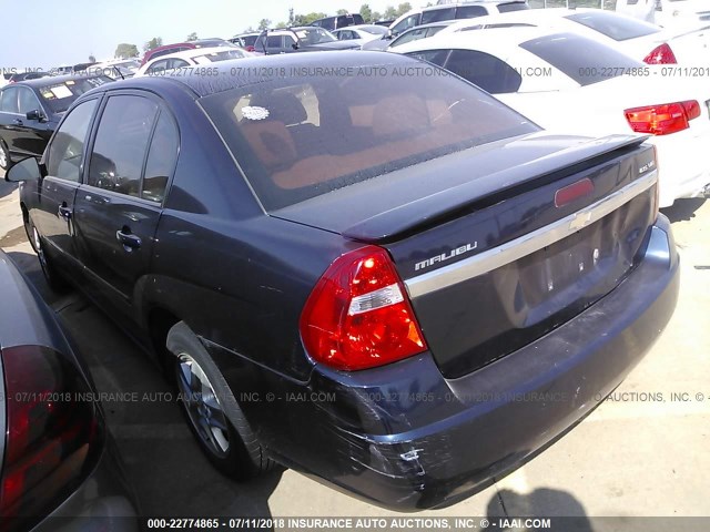 1G1ZT54815F159666 - 2005 CHEVROLET MALIBU LS Көк фото 3