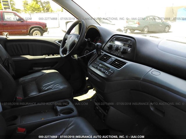 5FNRL38735B089914 - 2005 HONDA ODYSSEY EXL 蓝色 照片 5