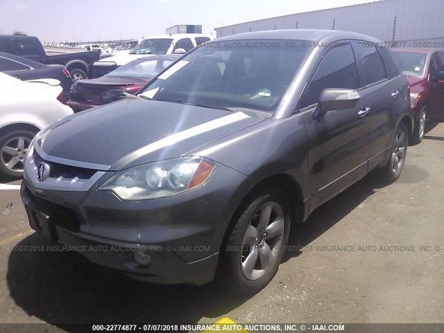 5J8TB18597A016443 - 2007 ACURA RDX TECHNOLOGY GRAY photo 2