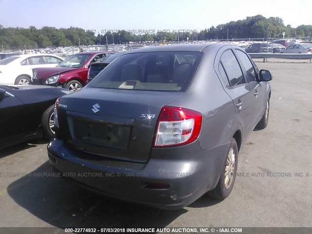 JS2YC5A37C6301064 - 2012 SUZUKI SX4 LE GRAY photo 4