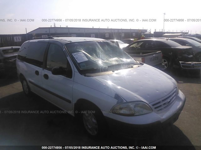 2FMDA5144YBA05530 - 2000 FORD WINDSTAR LX WHITE photo 1