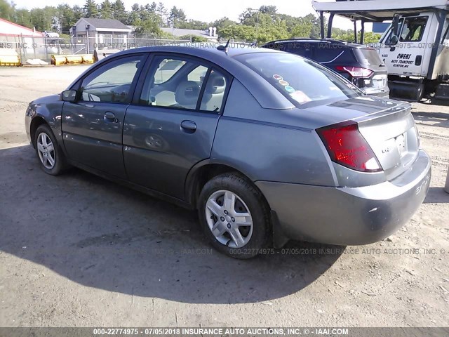 1G8AJ55F76Z194455 - 2006 SATURN ION LEVEL 2 GRAY photo 3