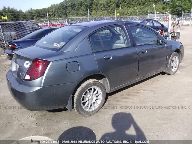 1G8AJ55F76Z194455 - 2006 SATURN ION LEVEL 2 GRAY photo 4