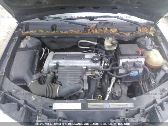 1G8AN15F66Z207631 - 2006 SATURN ION LEVEL 2 GRAY photo 10