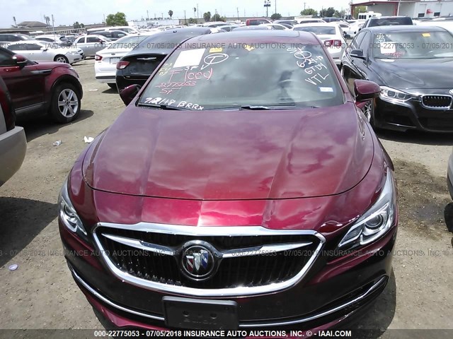 1G4ZR5SS0HU126027 - 2017 BUICK LACROSSE PREMIUM BURGUNDY photo 6