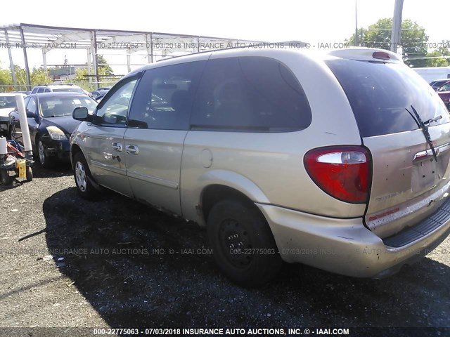 2A4GP44R86R889116 - 2006 CHRYSLER TOWN & COUNTRY LX BEIGE photo 3