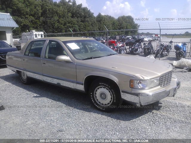 1G6DW52P8TR711973 - 1996 CADILLAC FLEETWOOD BROUGHAM GOLD photo 1