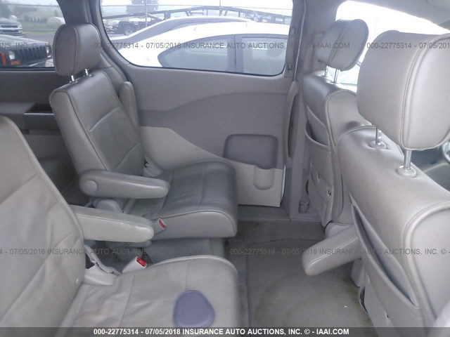 5N1BV28U55N128740 - 2005 NISSAN QUEST S/SE/SL WHITE photo 8