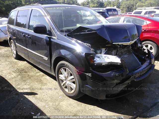 2A4RR5D19AR299230 - 2010 CHRYSLER TOWN & COUNTRY TOURING BLUE photo 1
