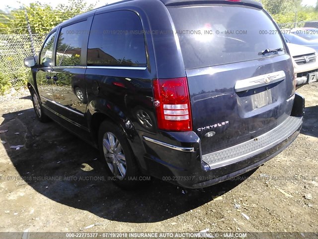 2A4RR5D19AR299230 - 2010 CHRYSLER TOWN & COUNTRY TOURING BLUE photo 3