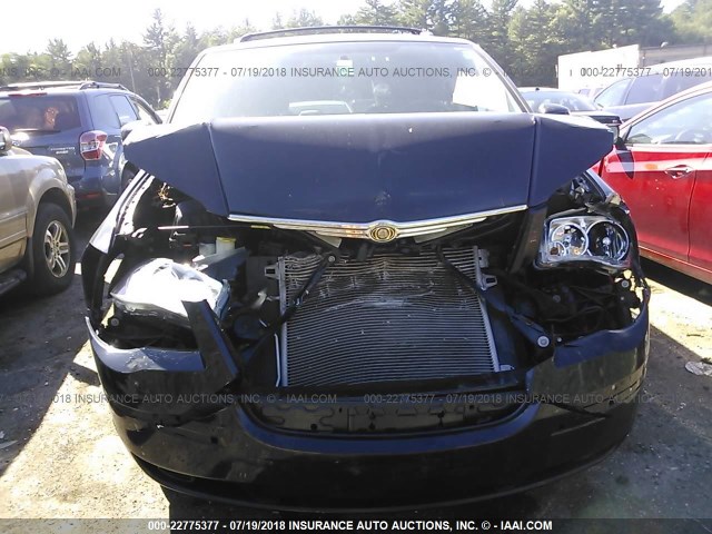 2A4RR5D19AR299230 - 2010 CHRYSLER TOWN & COUNTRY TOURING BLUE photo 6