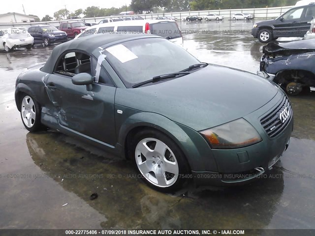 TRUUT28N011010324 - 2001 AUDI TT QUATTRO GREEN photo 1