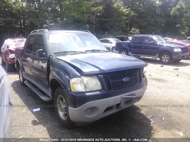 1FMZU67E32UC99894 - 2002 FORD EXPLORER SPORT TR  Dark Blue photo 1