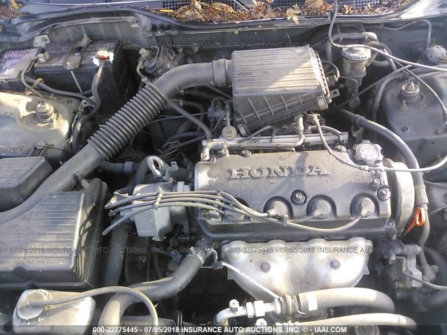 2HGEJ6617YH583312 - 2000 HONDA CIVIC SE GREEN photo 10