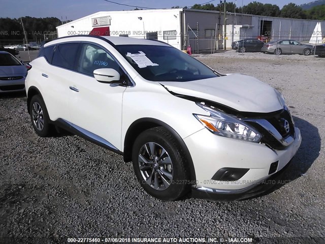 5N1AZ2MH1HN192206 - 2017 NISSAN MURANO S/SL/SV/PLATINUM WHITE photo 1