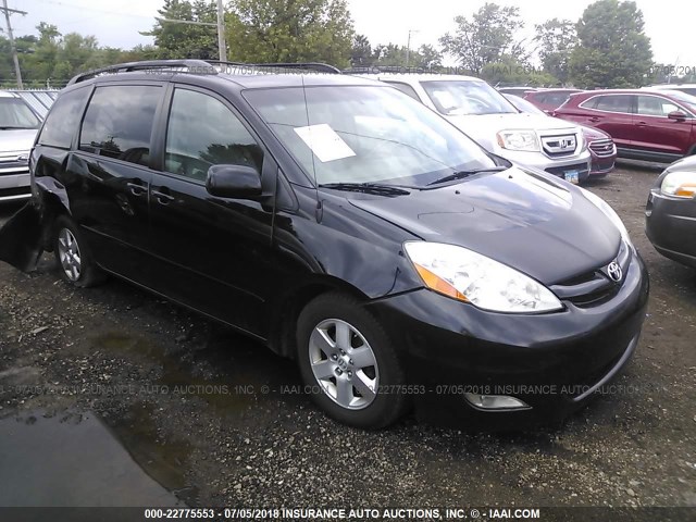 5TDZK22C28S204537 - 2008 TOYOTA SIENNA XLE/XLE LIMITED BLACK photo 1