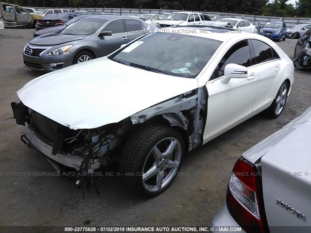 WDDLJ7DB3EA108151 - 2014 MERCEDES-BENZ CLS 550 白色 照片 2