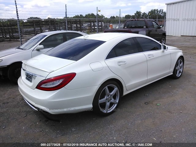 WDDLJ7DB3EA108151 - 2014 MERCEDES-BENZ CLS 550 白色 照片 4