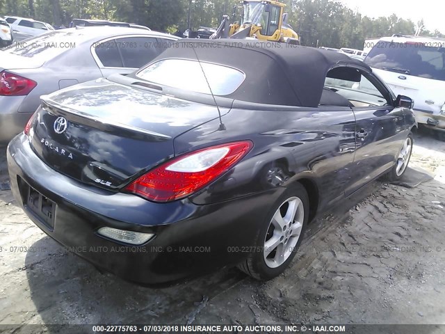 4T1FA38P77U108835 - 2007 TOYOTA CAMRY SOLARA SE/SLE 黑色 照片 4