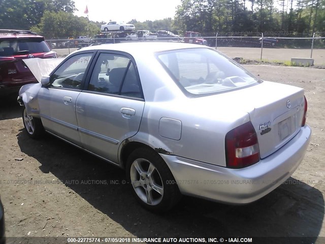 JM1BJ226530106077 - 2003 MAZDA PROTEGE DX/LX/ES SILVER photo 3