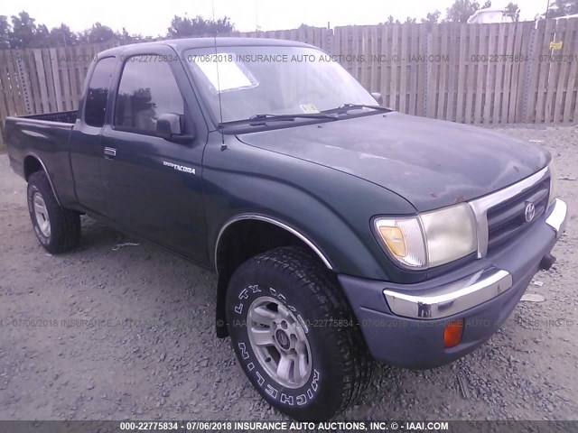 4TAWM72N6XZ524691 - 1999 TOYOTA TACOMA XTRACAB GREEN photo 1