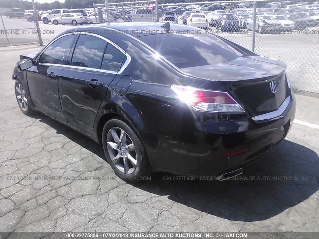 19UUA8F53DA003475 - 2013 ACURA TL TECH BLACK photo 3