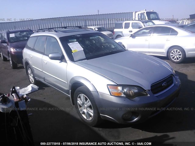 4S4BP62C257366891 - 2005 SUBARU LEGACY OUTBACK 2.5I LIMITED SILVER photo 1