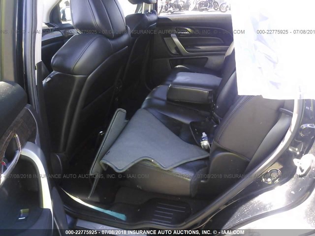 2HNYD2H38DH507743 - 2013 ACURA MDX TECHNOLOGY BLACK photo 8