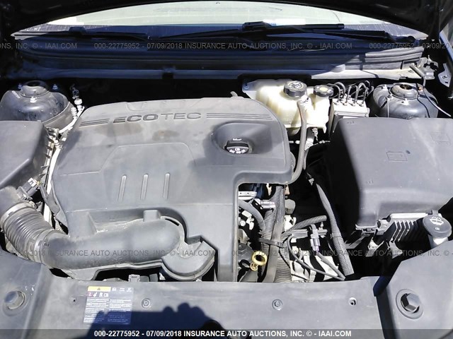 1G1ZB5EB1AF233496 - 2010 CHEVROLET MALIBU LS 黑色 照片 10