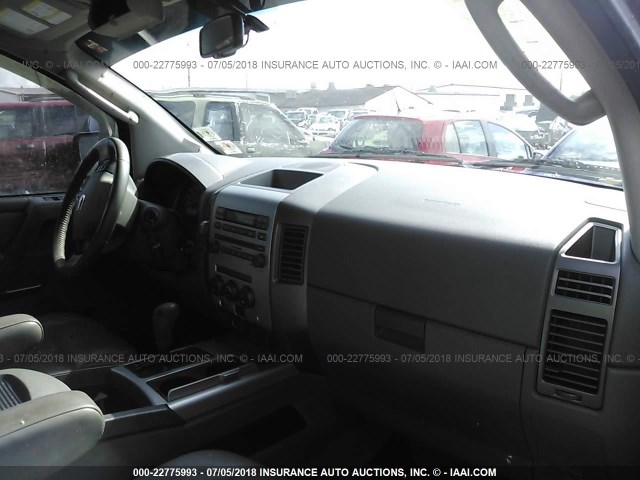 1N6BA07A37N213362 - 2007 NISSAN TITAN XE/SE/LE BURGUNDY photo 5