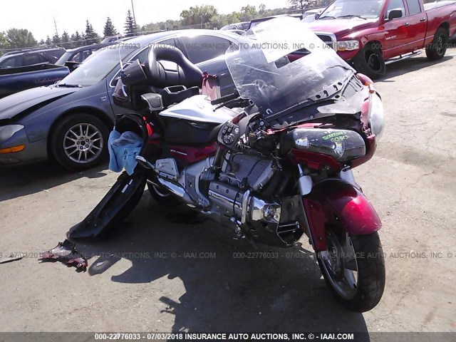 JH2SC68H5CK001447 - 2012 HONDA GL1800 BURGUNDY photo 1