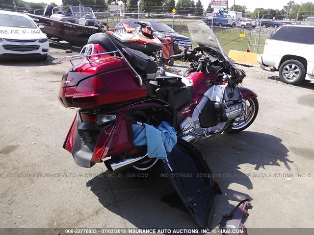 JH2SC68H5CK001447 - 2012 HONDA GL1800 BURGUNDY photo 4