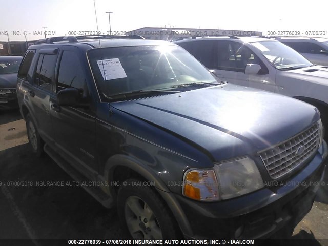 1FMZU74E82UA30266 - 2002 FORD EXPLORER EDDIE BAUER BLUE photo 1